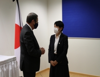 大統領弔問会話